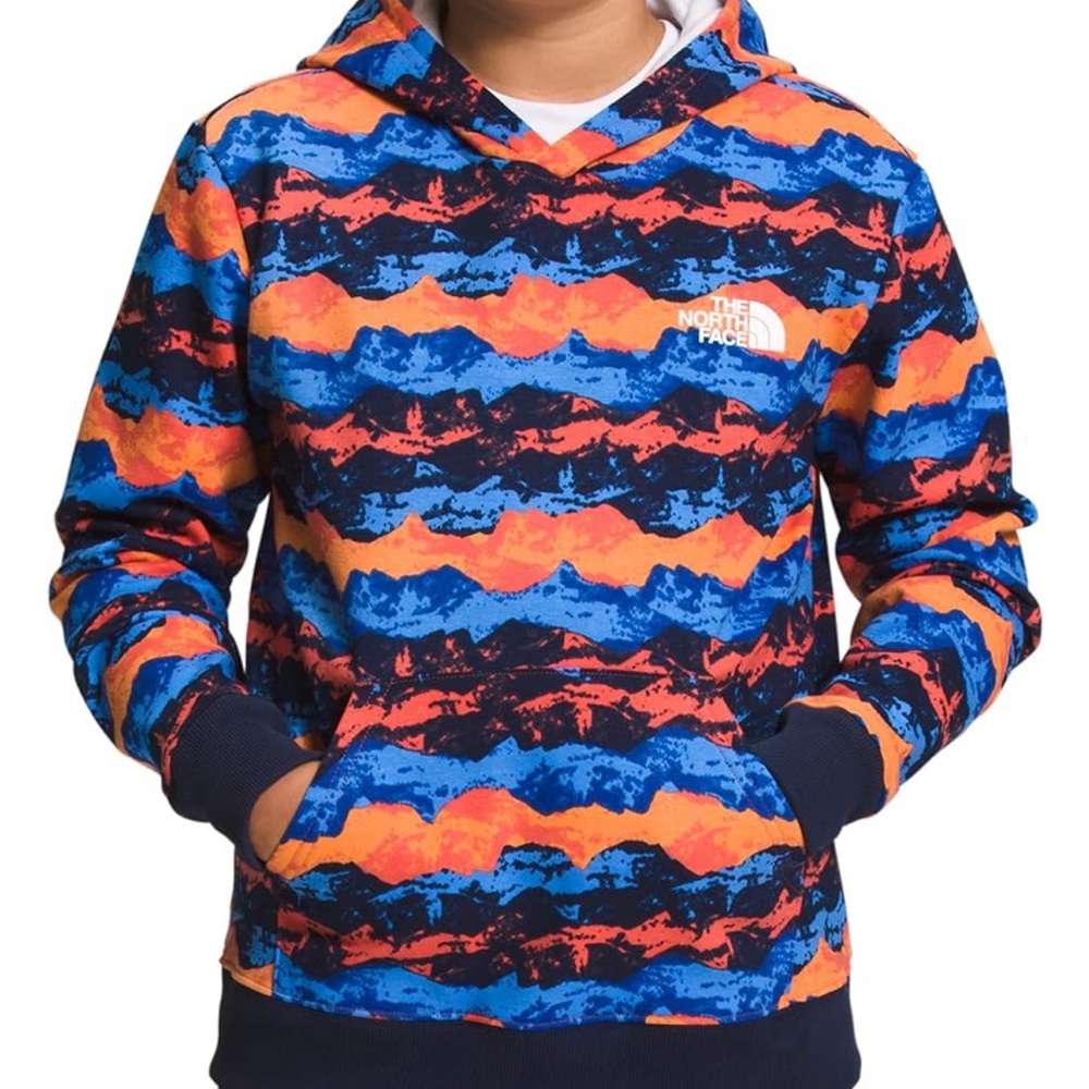 The North Face Boys’ Camp Pullover Hoodie Retro Orange XXL (18-20) NWT 290